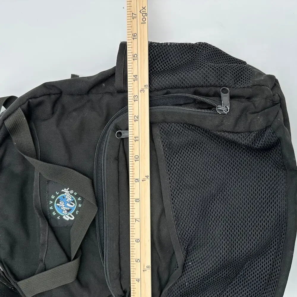 Vintage Eagle Creek Diaper Backpack Black Travel Bag Outdoor Hike Gorpcore EUC
